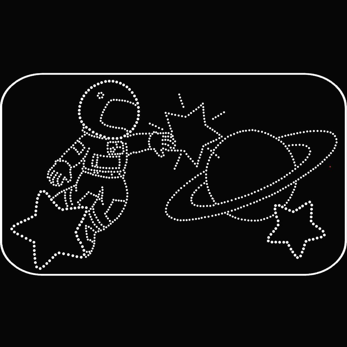 Spaceman & Planet - ichalk-arted