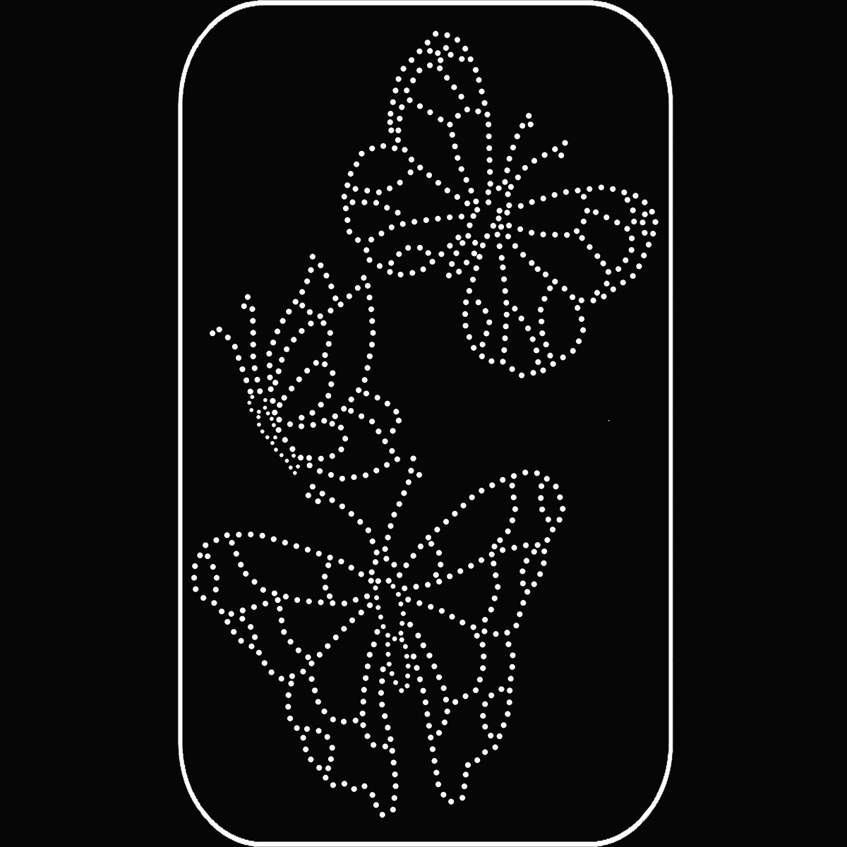 Butterfly Stencil - ichalk-arted