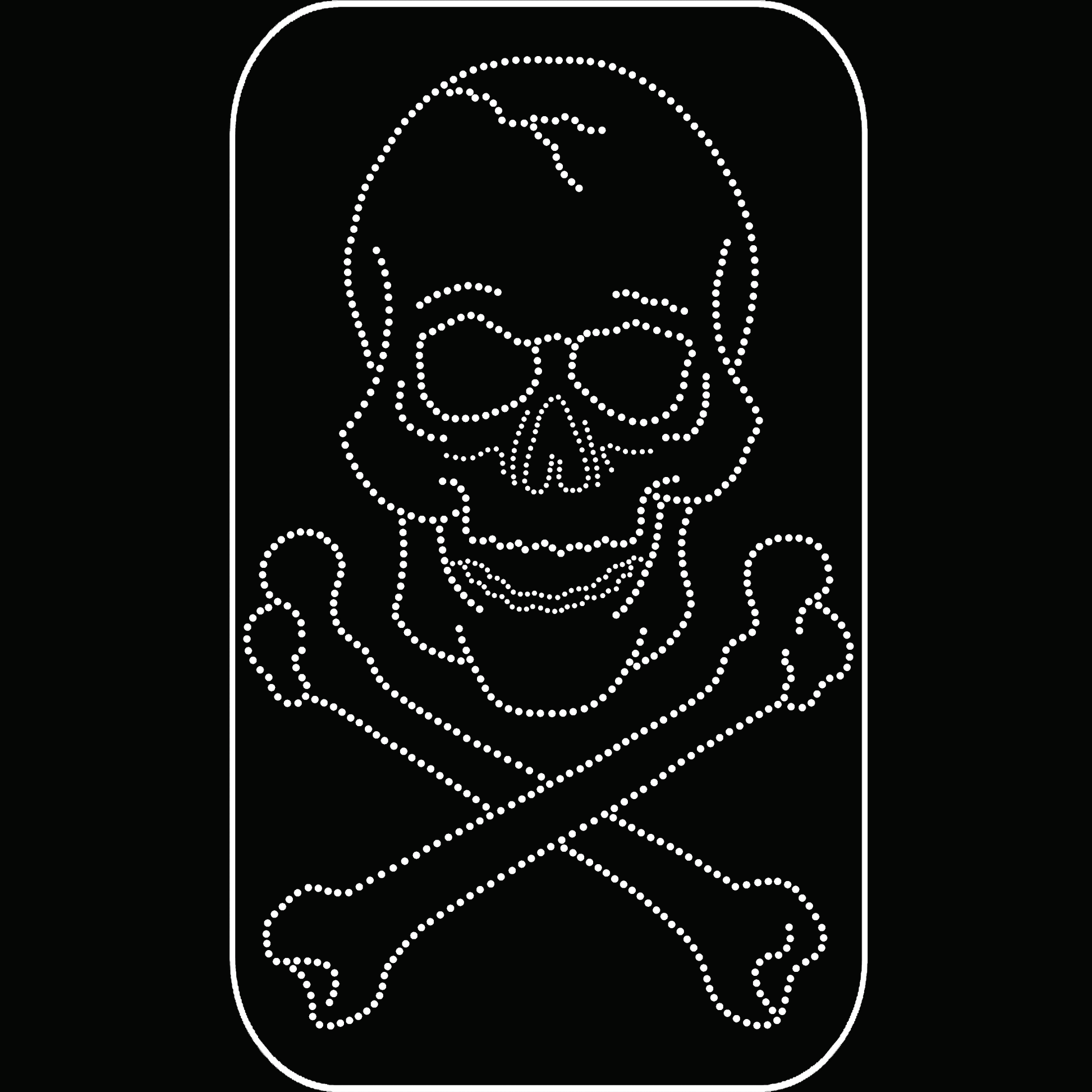 Skull & Cross Bones - ichalk-arted